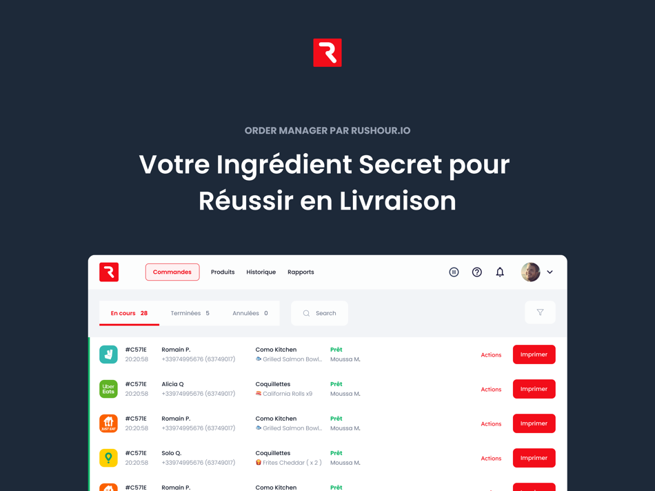#3. Order Manager (iOS) 由: RUSHOUR