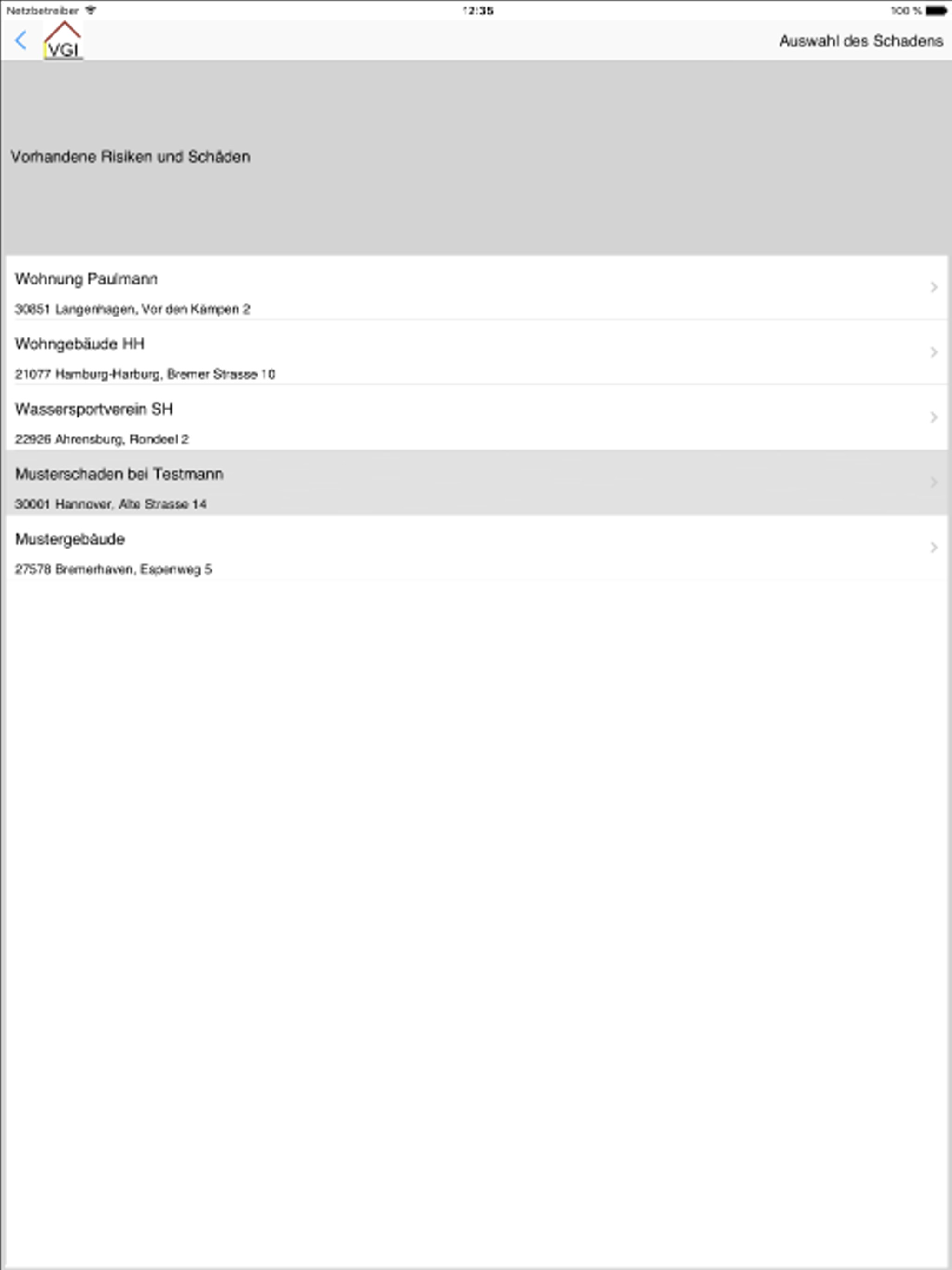 Schaden Gutachter VGI-Expert screenshot 12