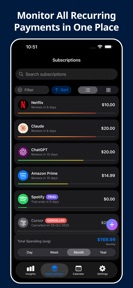 Subscription Manager: SubTrack screenshot