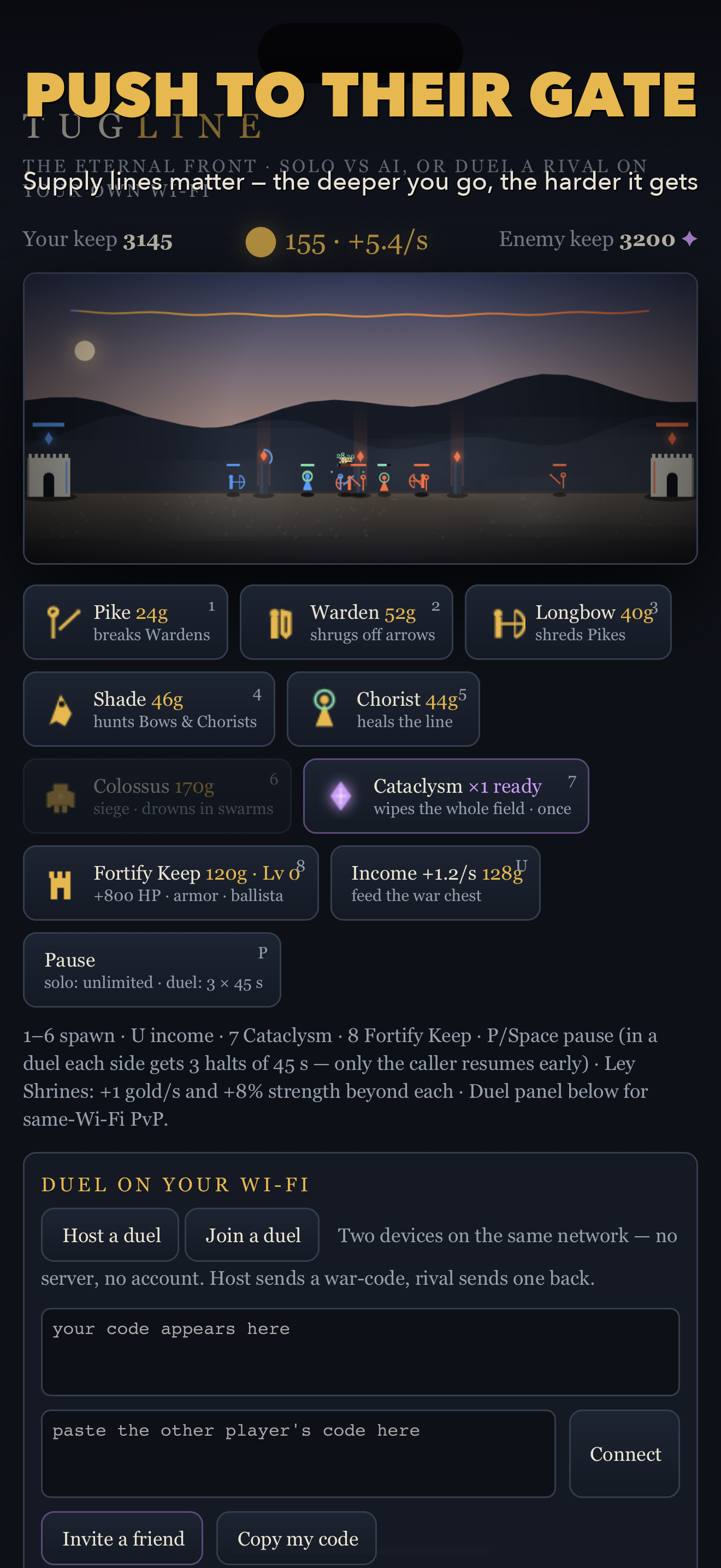 TUG LINE: Lane Push Warfare screenshot 8