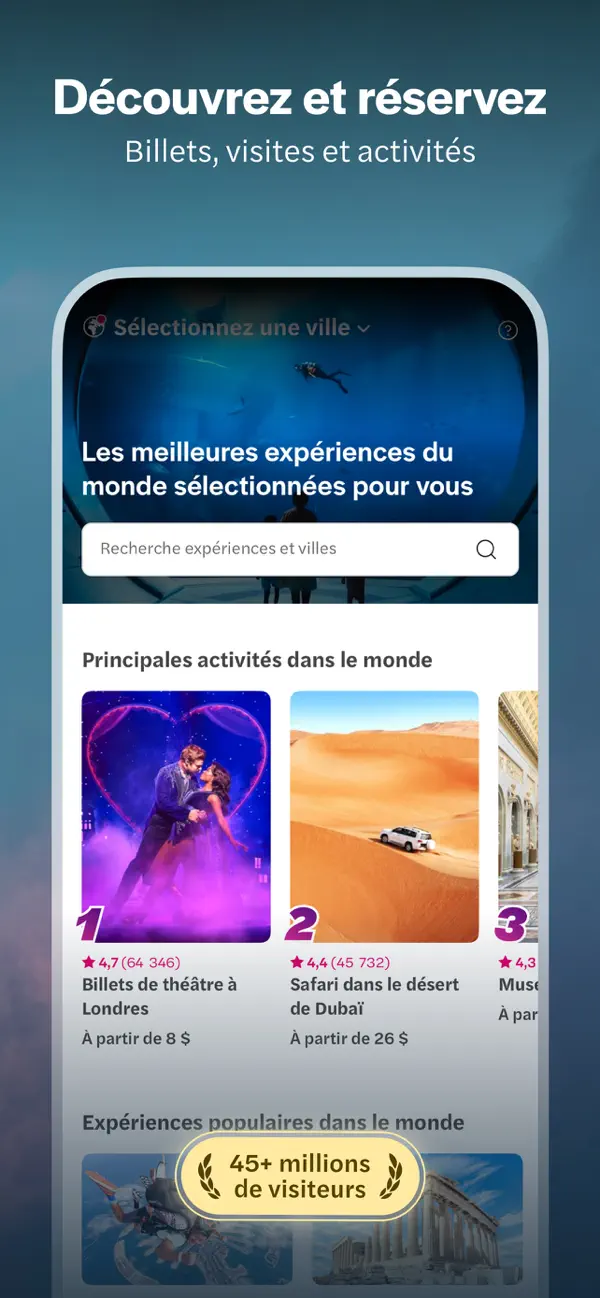 Screenshot #1 pour Headout : activités et billets