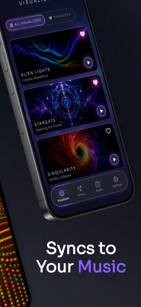 Screenshot #2 pour Trance 5D Music Visualizer