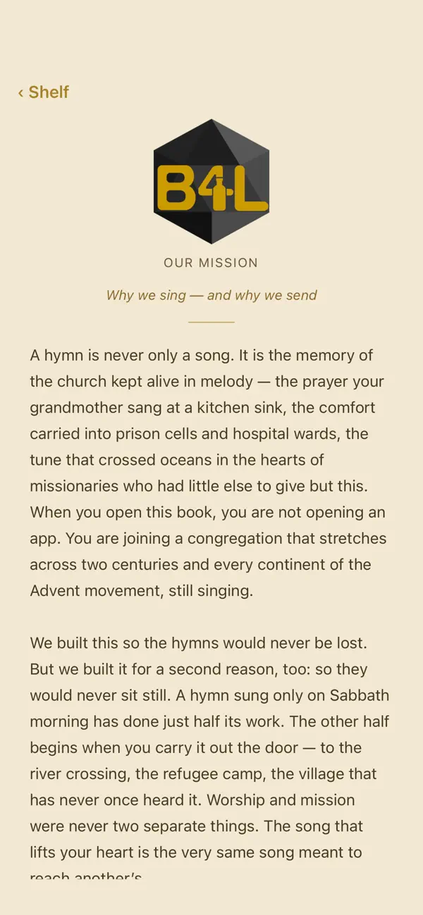 Screenshot #2 pour Hymnals 4 Adventist Movement