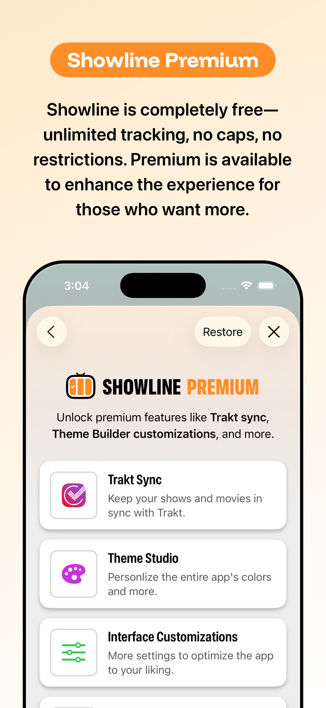 Showline: TV & Movie Tracker screenshot 5