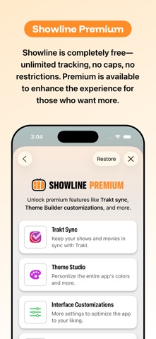 Showline: TV & Movie Tracker screenshot