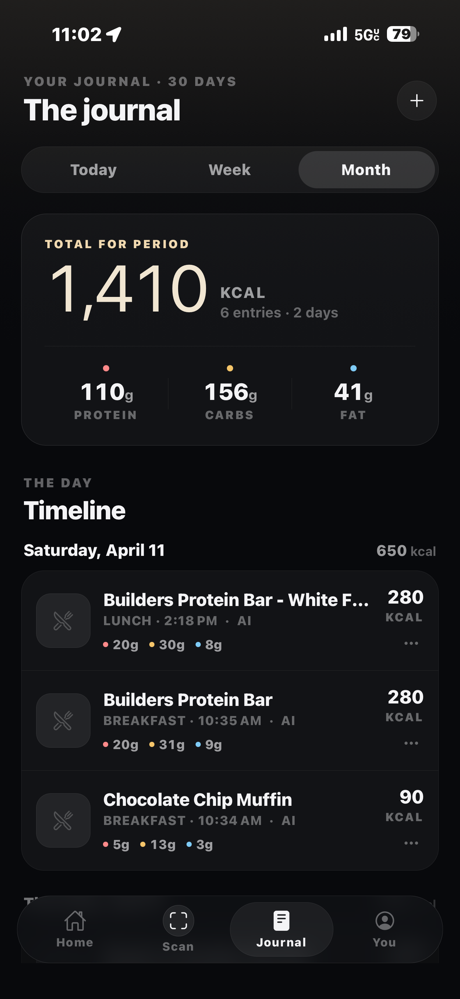 CalScan AI - Calorie Tracker screenshot 1