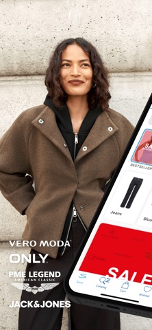 Sans - ONLY, Vero Moda, PME app screenshot