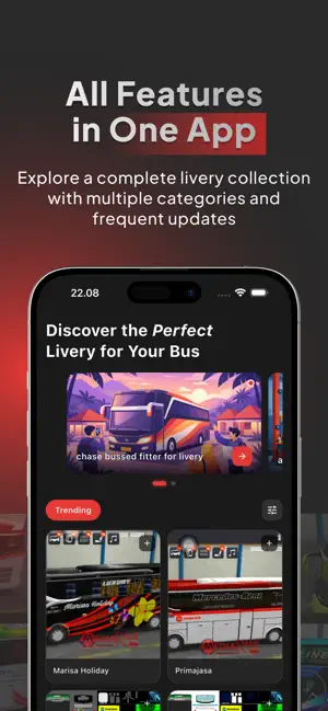 Livery Bussid - Mod & Skin HD iPhone screenshot 3