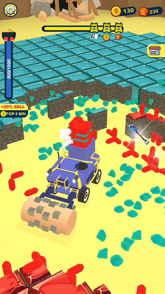 #3. Gem Miner 3D: Digging Games (iOS) By: Mahjabeen Shah