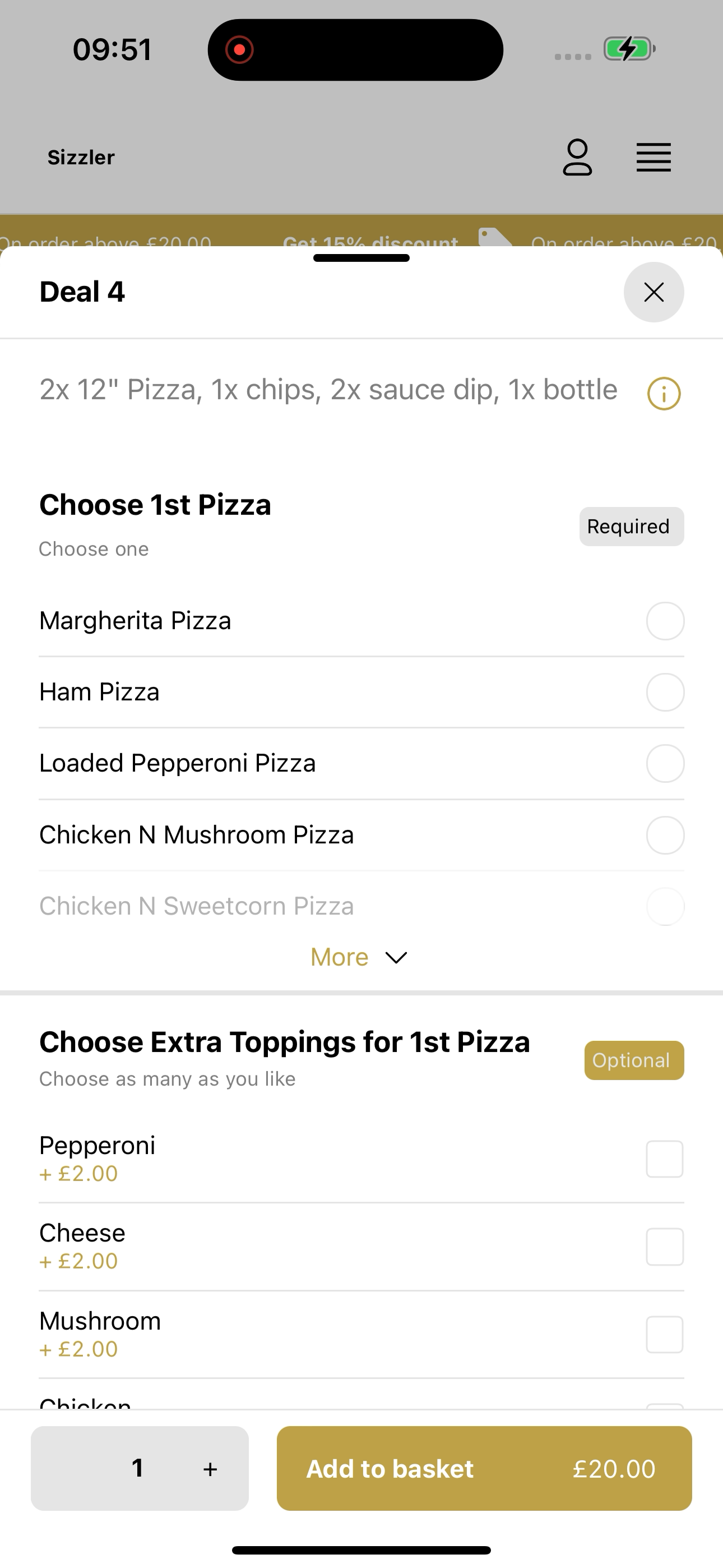 Sizzler UK screenshot 5