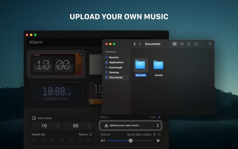 #5. Alarm Clock: Wake Up On Time (macOS) Podle: Villow