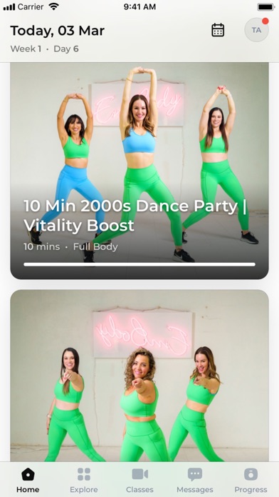 EMBODY Movement iPhone screenshot 2 - Health & Fitness app