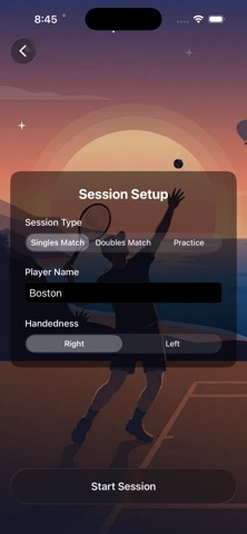 Serve Report iPhone screenshot