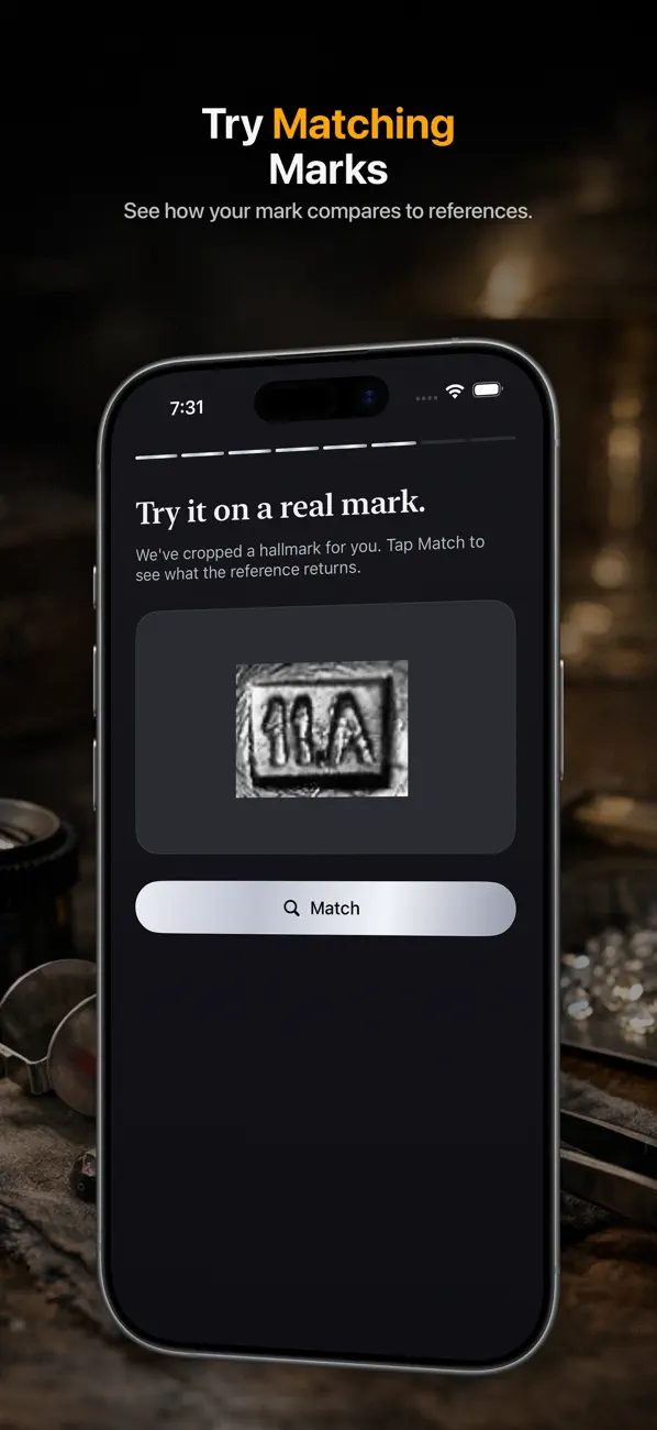 Screenshot #1 pour Silver Hallmarks: Argent 925