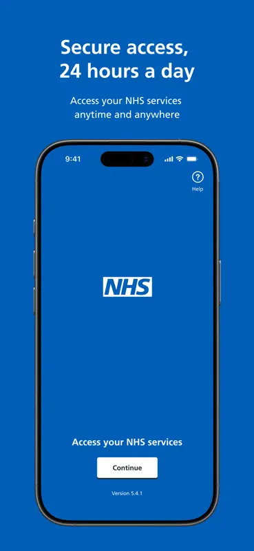 NHS App screenshot 1 of 7