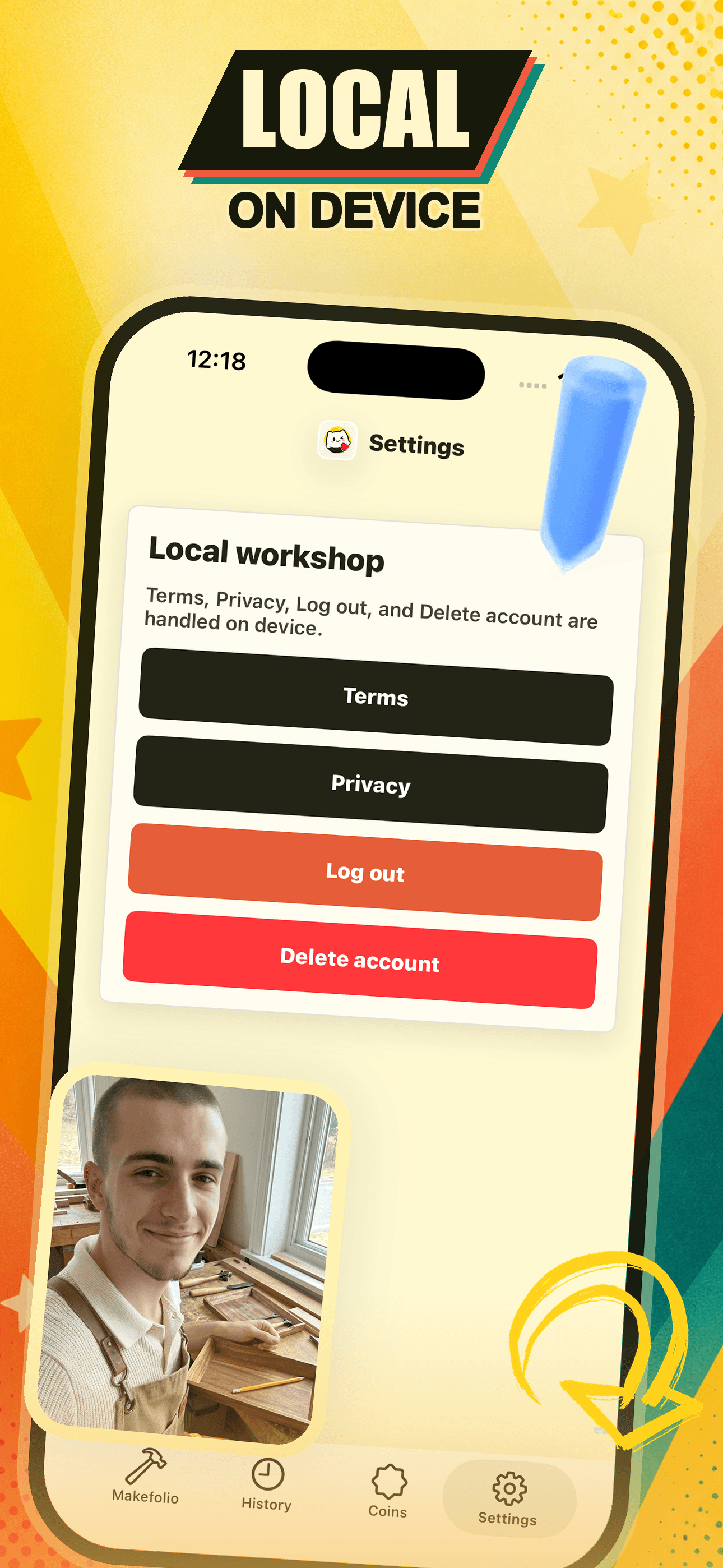 Makefolio screenshot 4