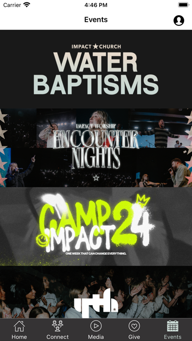 Impact Church App Screenshot