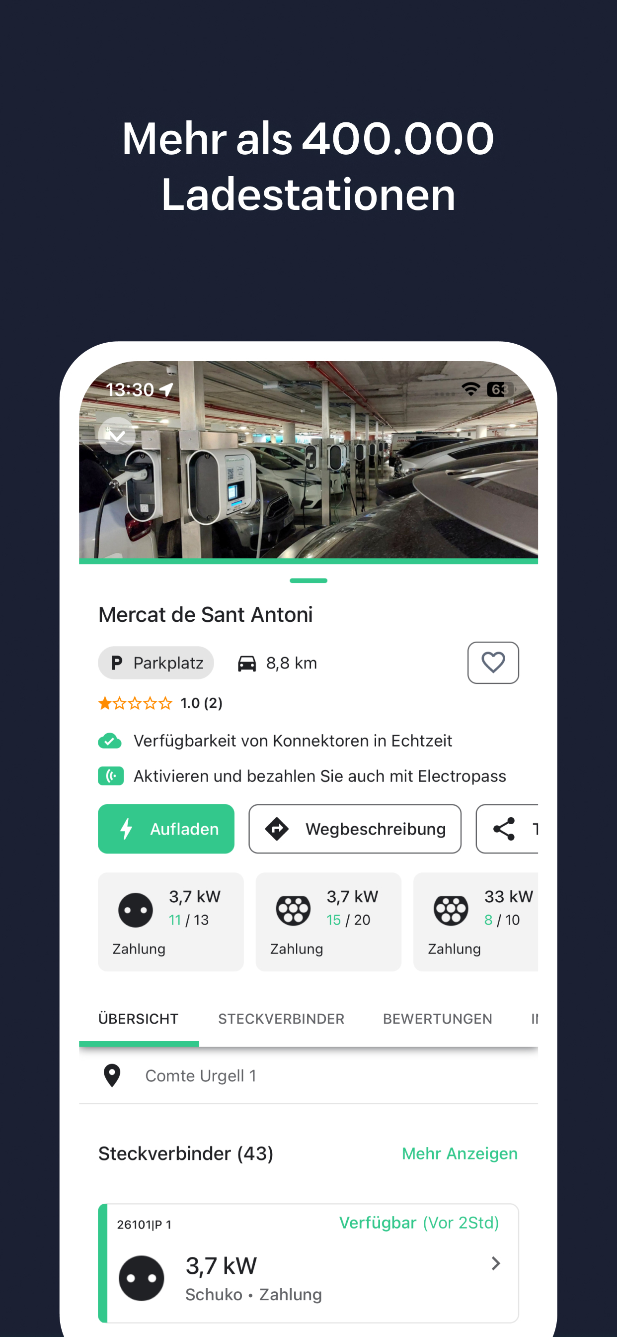 Electromaps: Ladestationen