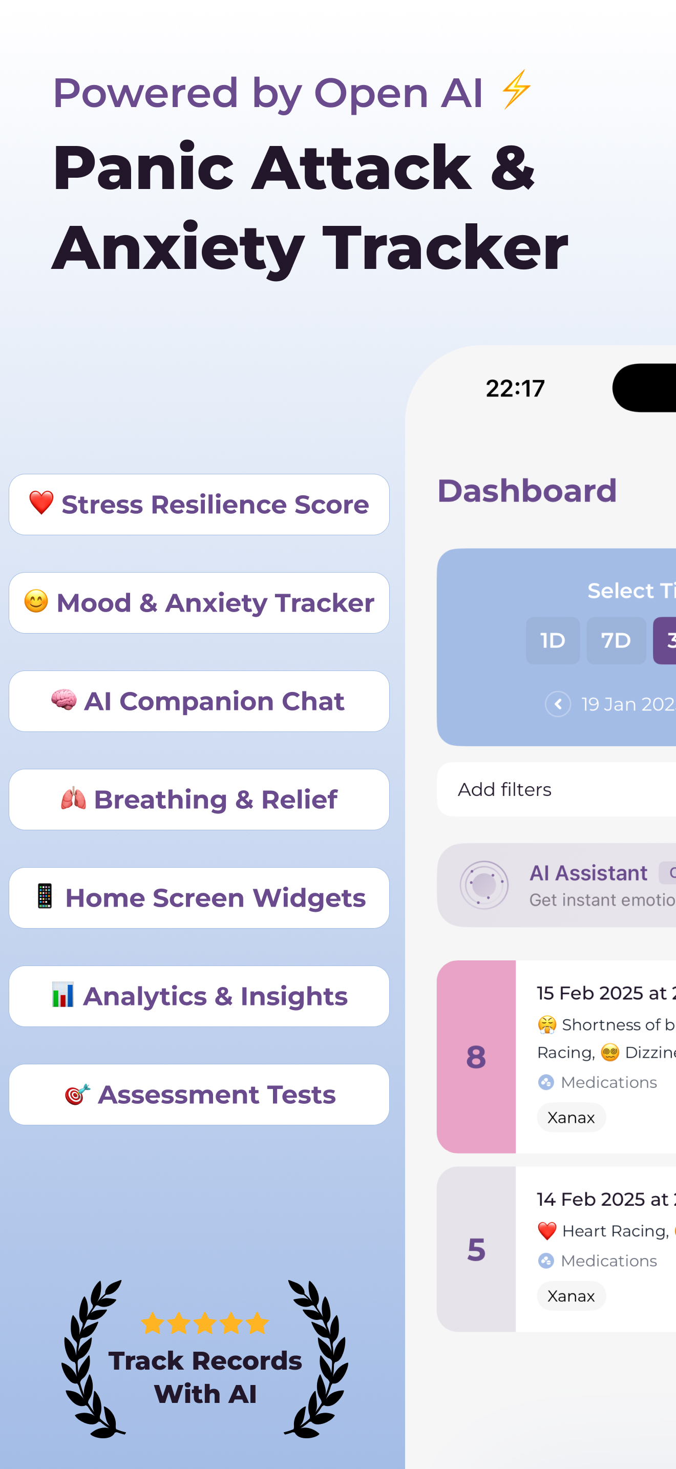 Anxiety Tracker: Mood Journal