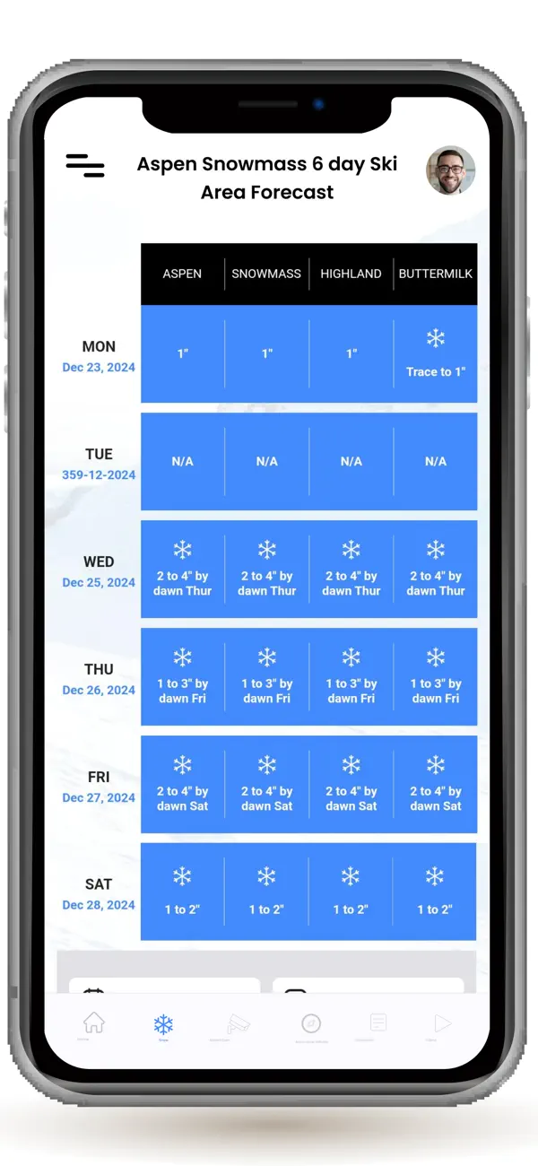 Screenshot #2 pour Aspen Weather App