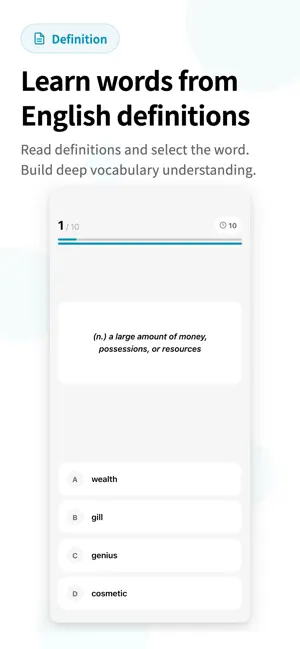 Eiken Grade 4 800 Vocabulary screenshot 1