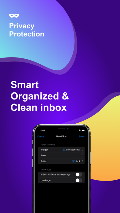 Spam Text Blocker: SMS Message Screenshot