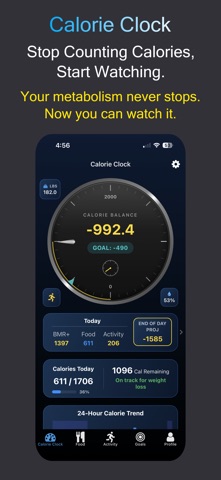 Calorie Clock: Real-Time Screenshot 1 of 8