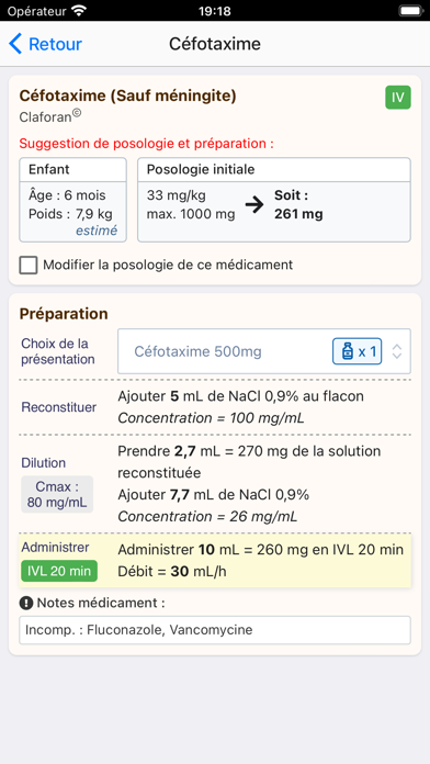 Trousseau de Poche iPhone screenshot 5 - Medical app