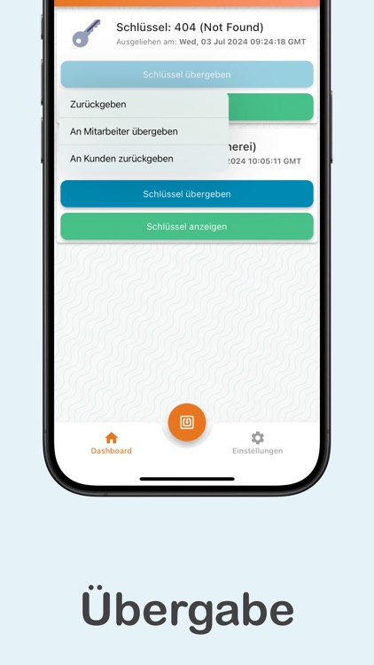 Schlüsselregistrierung