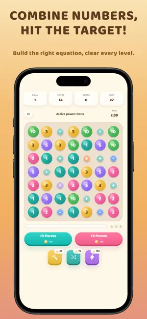 MathMatch: Math Puzzle Game screenshot 2