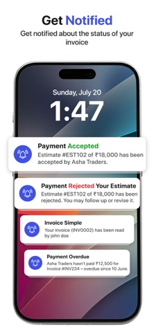 Invoice Maker - Billing App iPhone screenshot