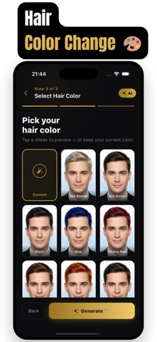 HairAI: Hair Analysis & Style iPhone screenshot