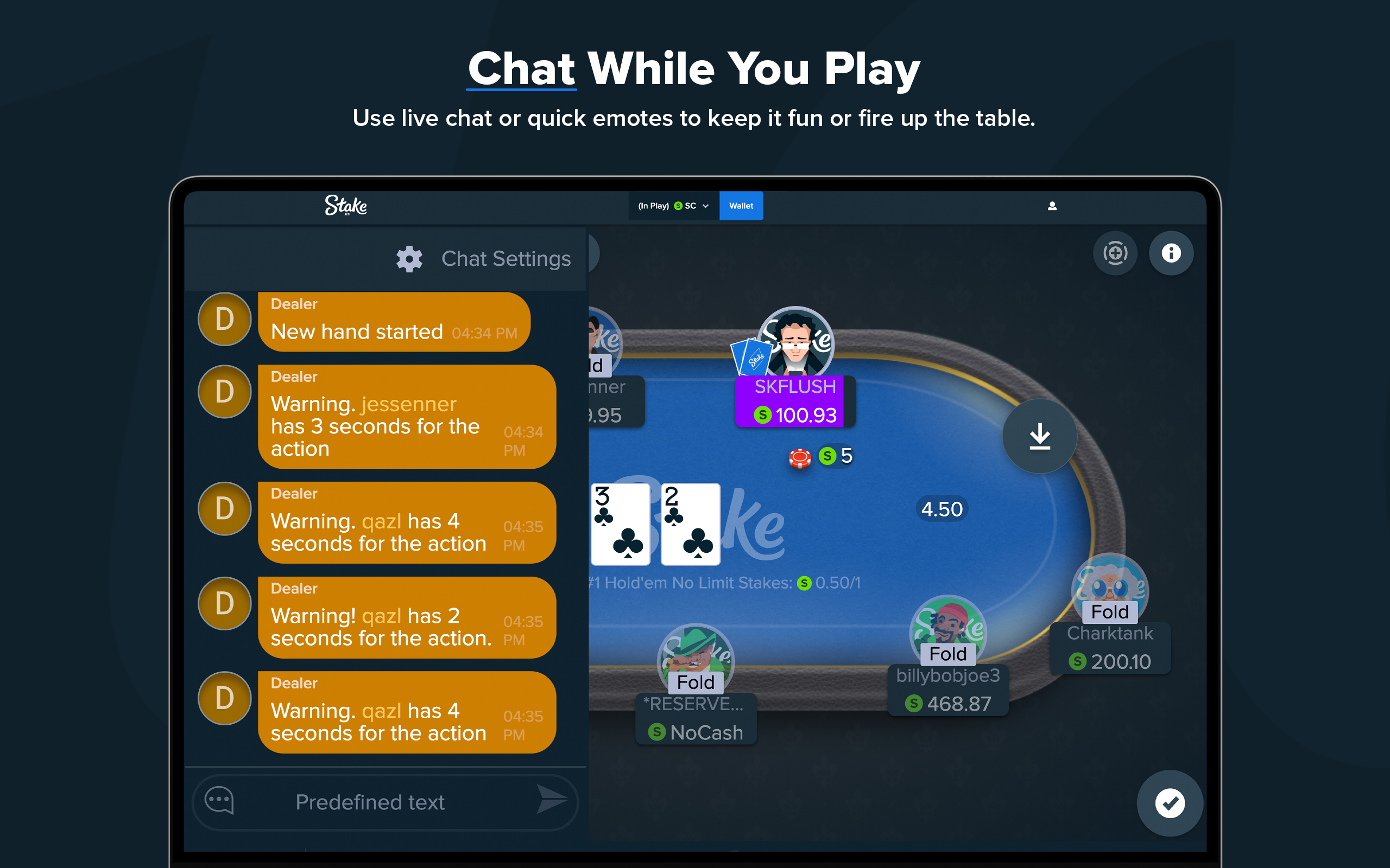 Stake US - Poker