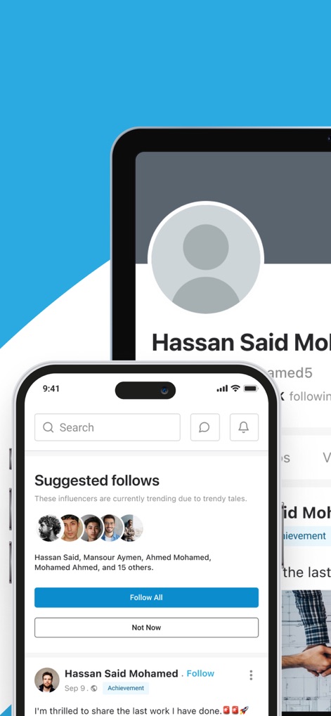 Hawadeet - hawadeet-social-app-interface