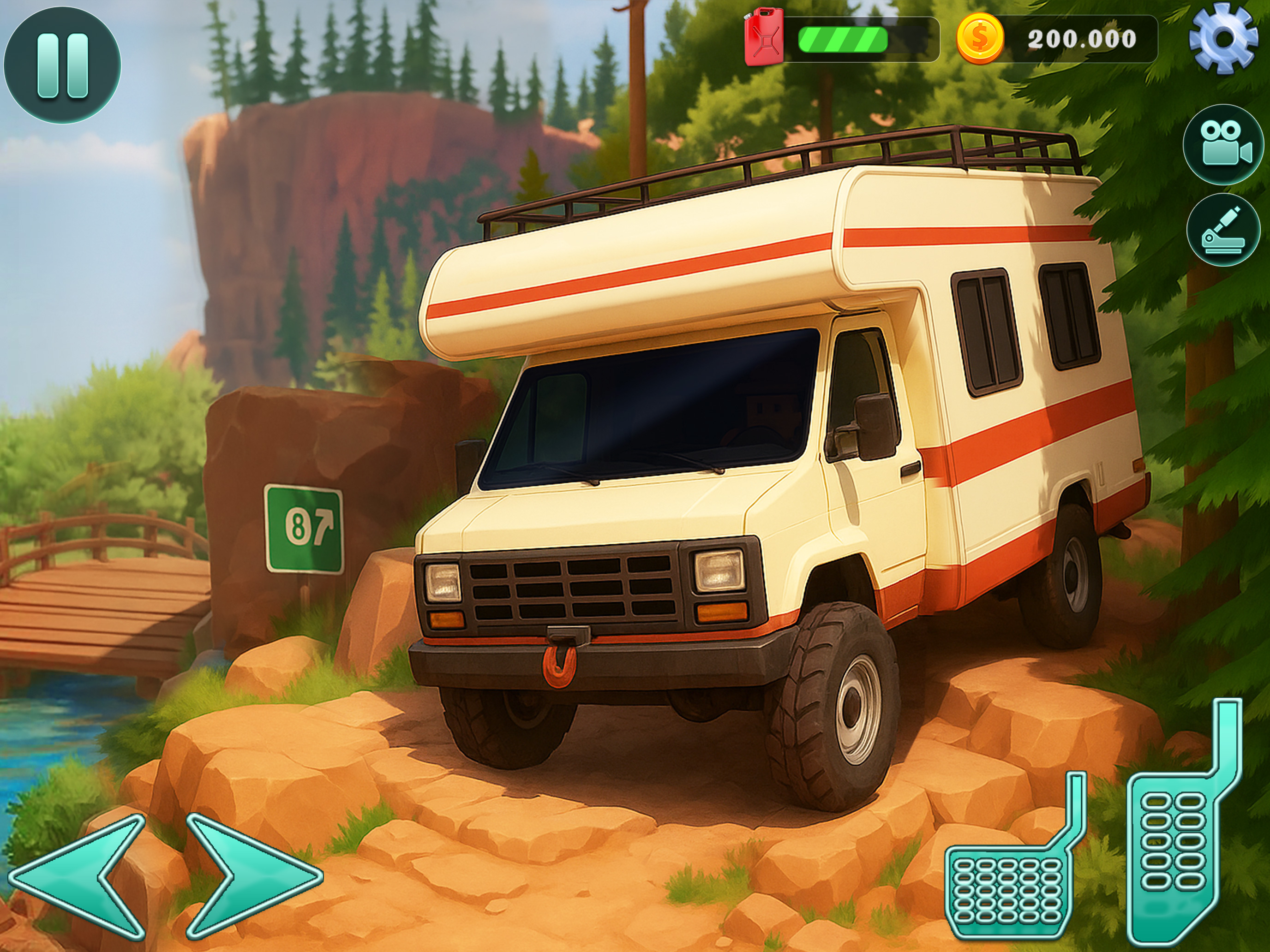 RV Camper Journey to the Top