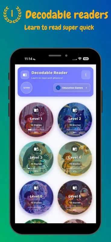 Phonics Decodable Readers screenshot 1 of 7