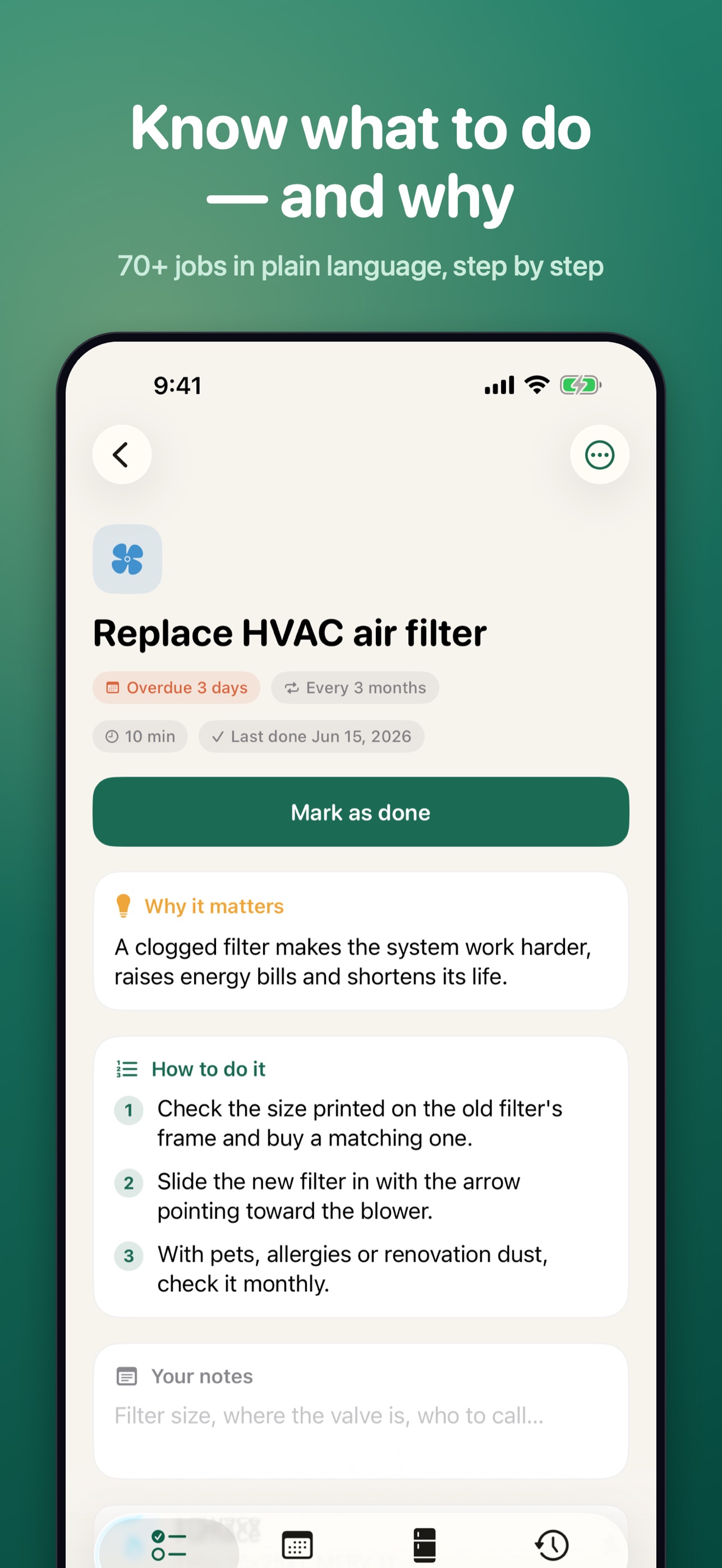 Screenshot 2 of Eaves: Home Maintenance
