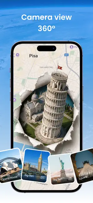 GlobeScope: GPS Map Camera screenshot 2