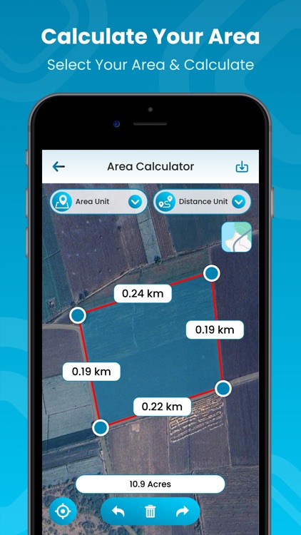 GPS Field Area Measure GPS Map screenshot-0