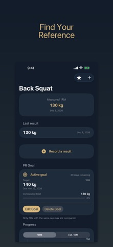 PRVault: PRs & One Rep Max Screenshot 1 of 6