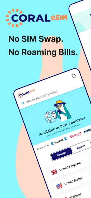 CORAL eSIM: Travel Data Plans screenshot 1
