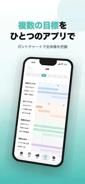 Multi Goals アプリ画面