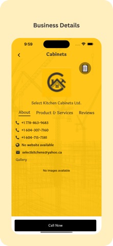 Connect constructions App screenshot