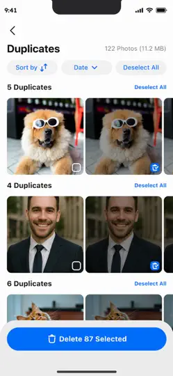 Screenshot von Bilder Reinigen & AI Aufräumen auf dem iPhone 5