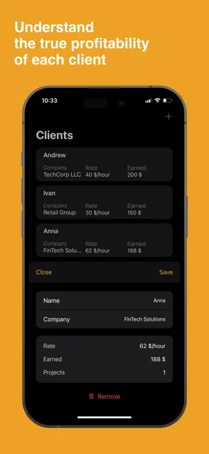 TimeCost Tracker screenshot 3