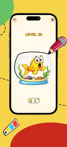 Draw It All - Brain Puzzle iPhone screenshot