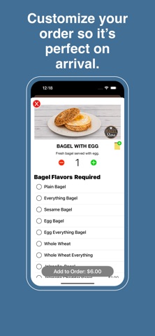 The Bagel Store iPhone screenshot