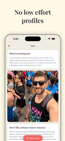 Lettr Dating iPhone screenshot