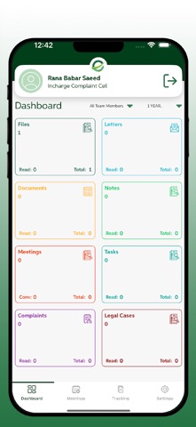 CDA e-OFFICE iPhone screenshot