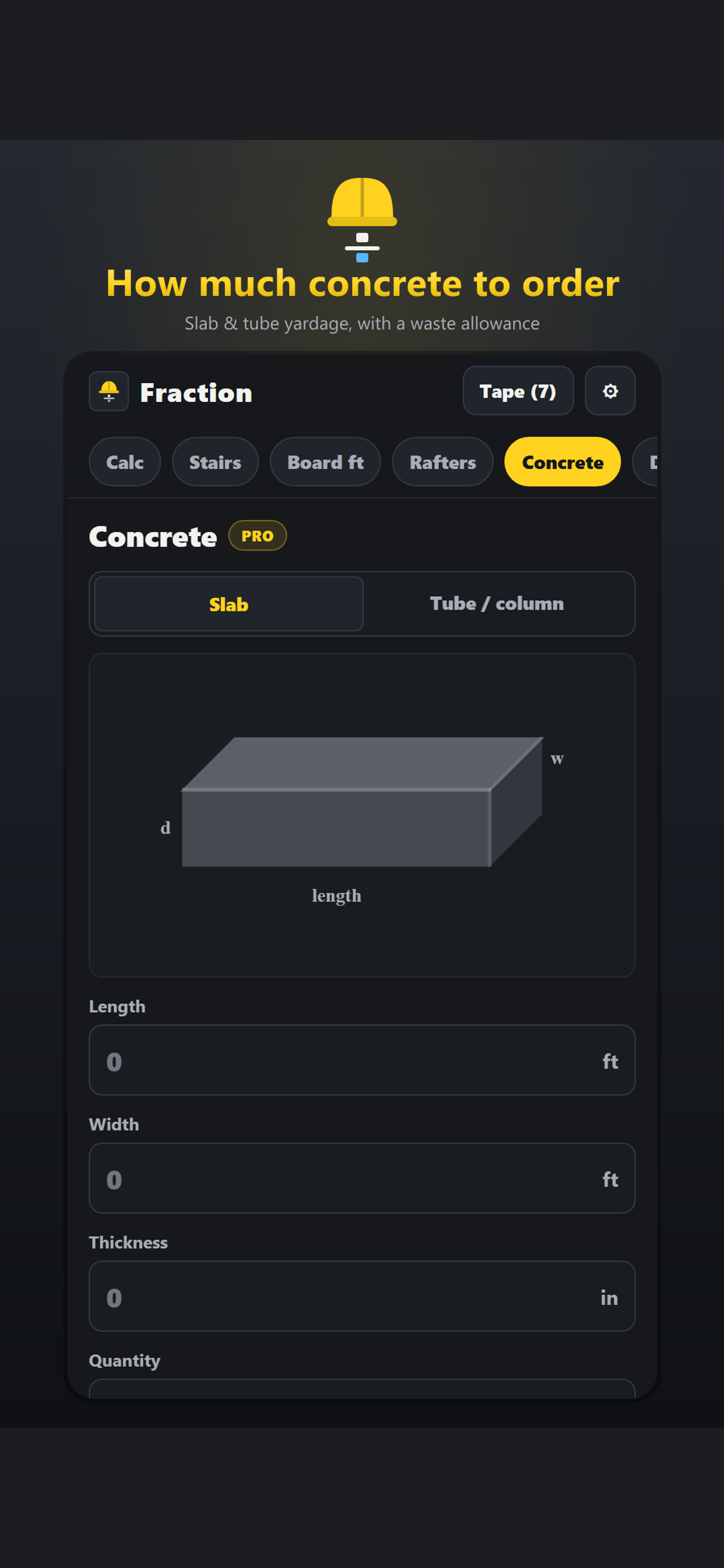 Fraction Calculator: Feet Inch screenshot 4
